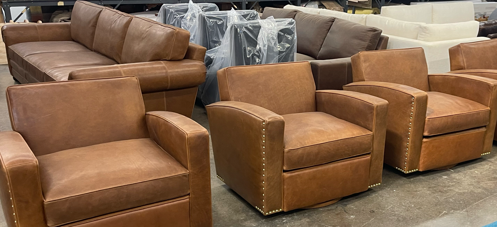 Custom Leather Furniture from LeatherGroups made in America