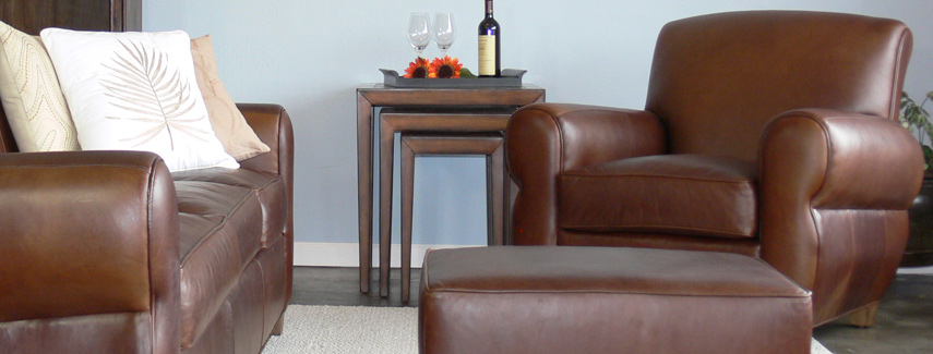American made leather chairs at LeatherGroups