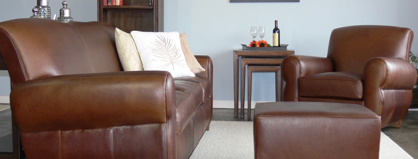 American made Leather Furniture sets by LeatherGroups