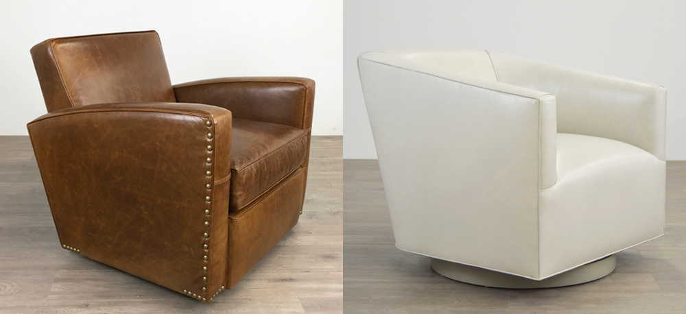 Leather Swivel Chairs by LeatherGroups