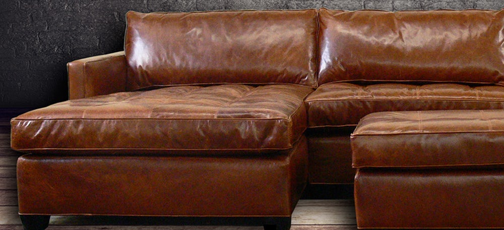 The Arizona Leather Sofa Chaise Sectional