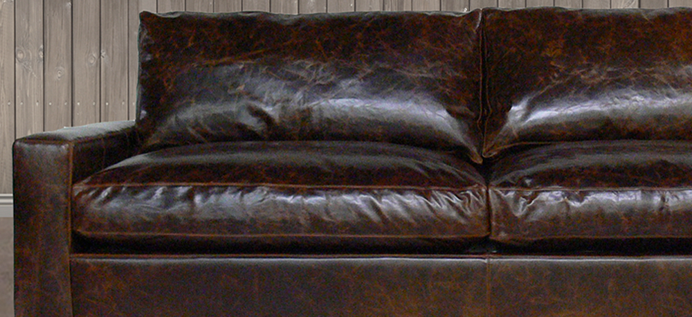 The Braxton Leather Furniture Collection in Italian Brompton Cocoa Leather